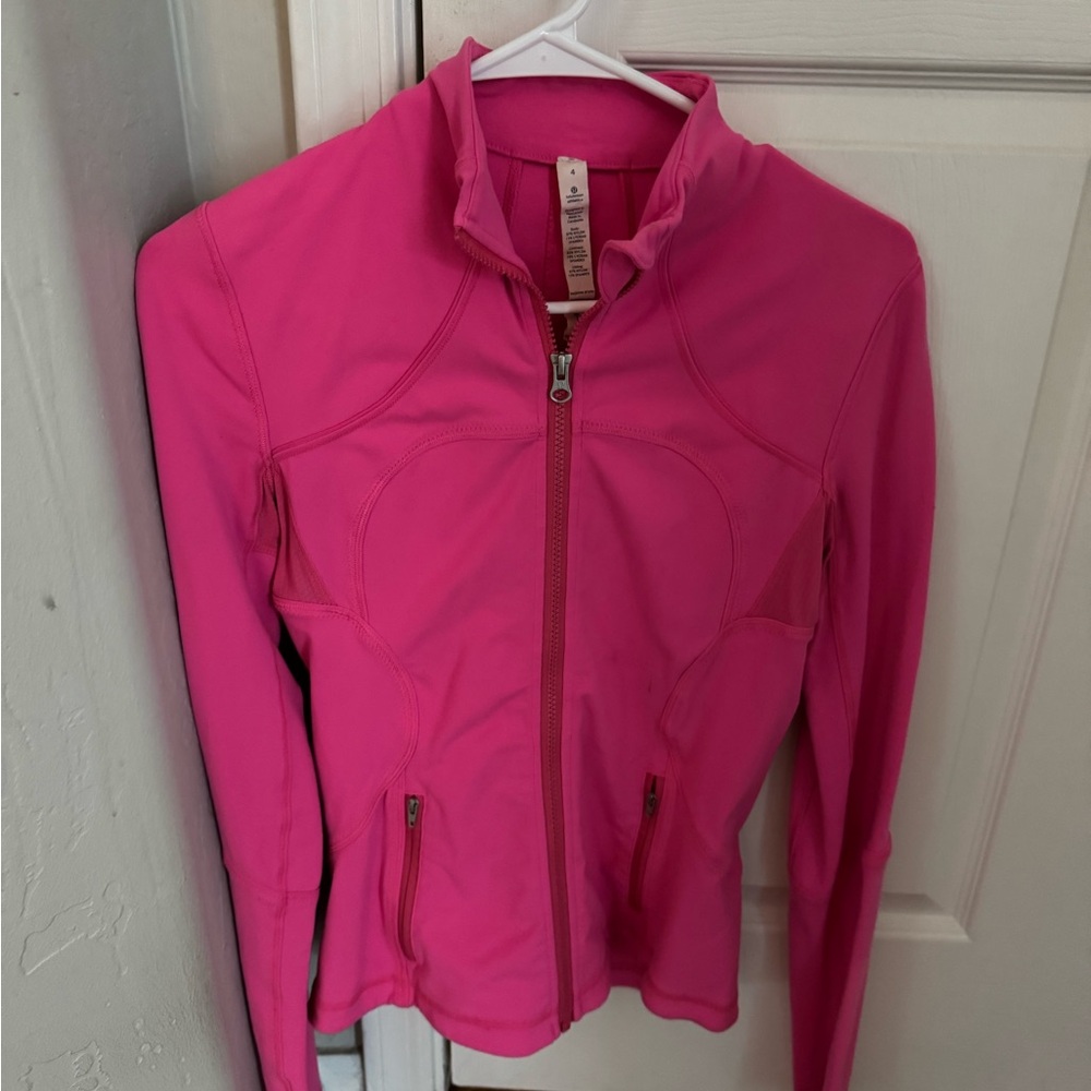 Lululemon Athletica Vibrant Pink Jacket